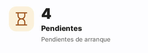Badge operaciones pendientes Combopro